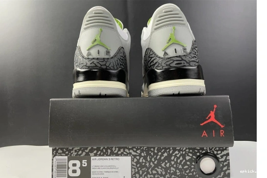 Cheap EP Chlorophyll 136064-006 136064-006 Jordan Air 3 Retro 0519